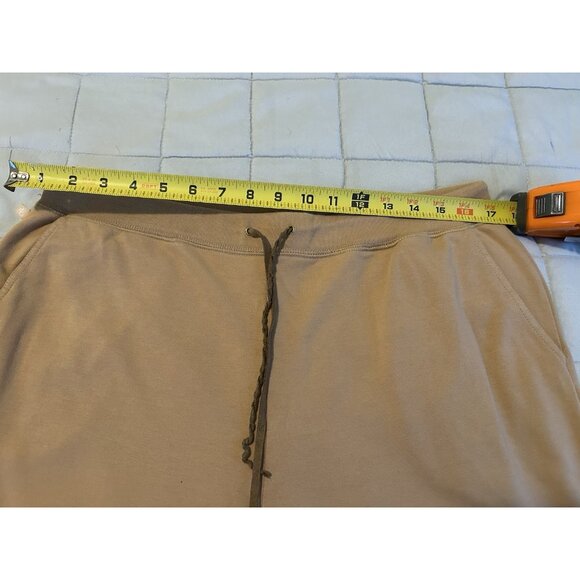 Lauren Ralph Lauren Large Sweatpants Women’s Beige Tan Drawstring Lounge - Picture 3 of 11